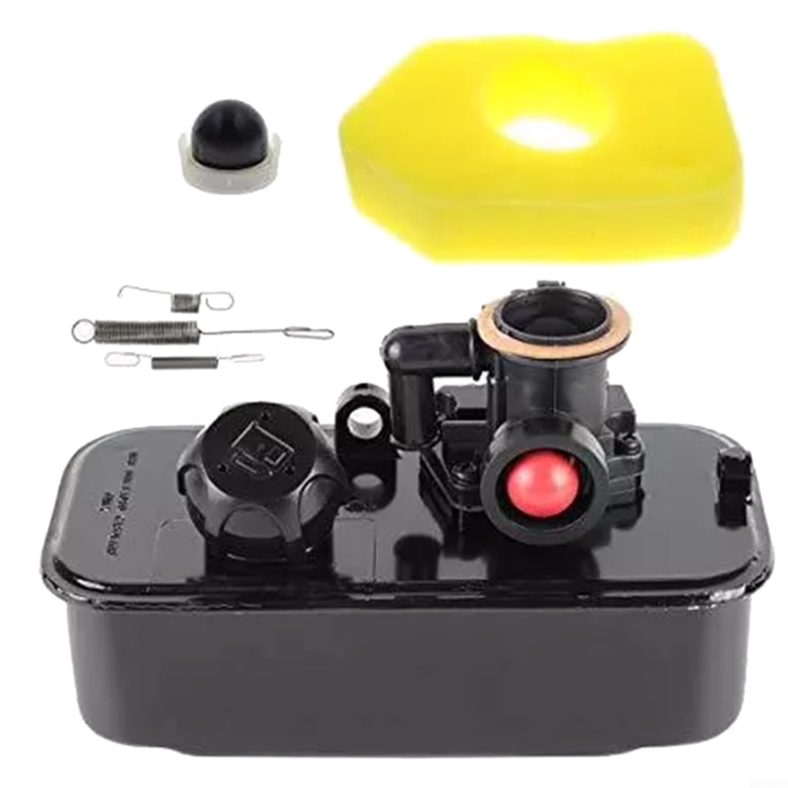 Carburatore e serbatoio del carburante Set con filtro dell'aria per & 795469 794147 498809 795477 494406 tosaerba, ricambio in plastica, metallo, nero, 7 pezzi