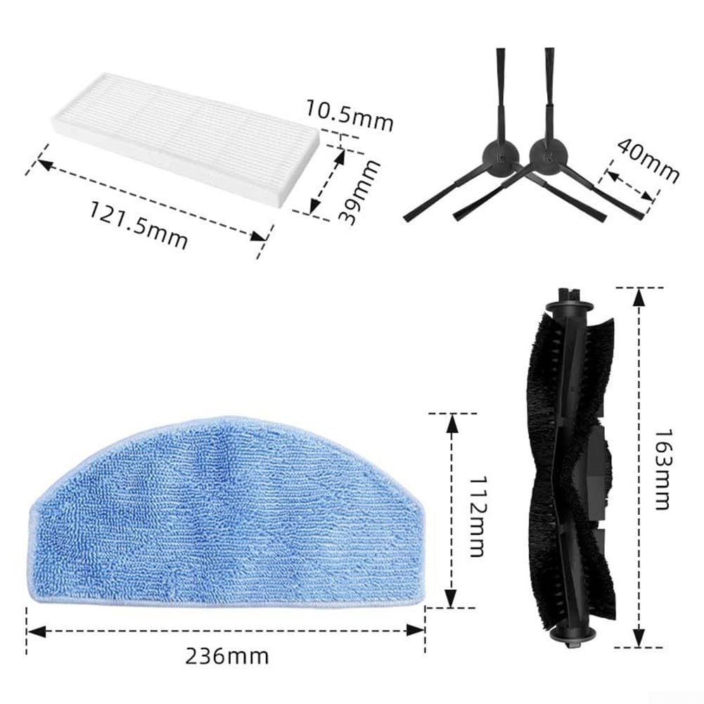 TOPINCN Cepillo Para Accesorios De Aspiradora, Accesorios De Cabezal De Cepillo Para Aspiradora Inalámbrica Para Parte Superior De Lana Especial A219 Pro, Cepillo De Rodillo Con Forma De