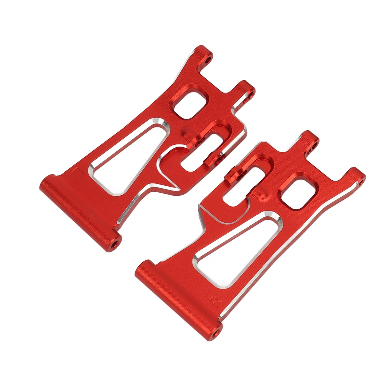 RC Car ramię zawieszenia stop aluminium przednie tylne ramię zawieszenia kierownica zestaw uchwytów tylnej osi ulepszone części do samochodu MJX 14210 14209 1/14 RC (Red)