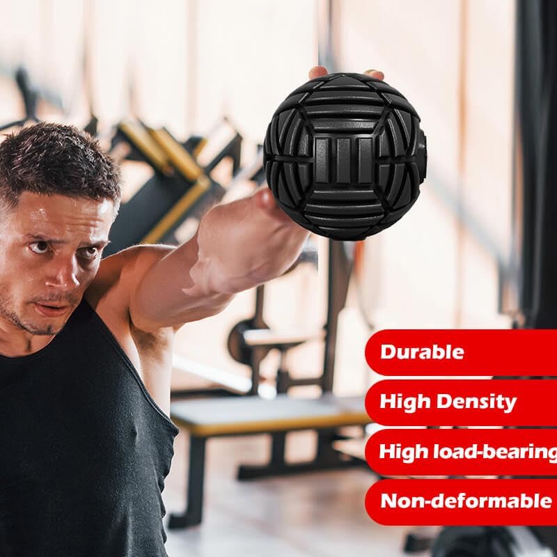 Miniatura 5 de Tetop Fitness - Pelota de masaje muscular, 3.15 pulgadas, pelota de terapia para masaje de puntos de activación, liberación miofascial, pelota de