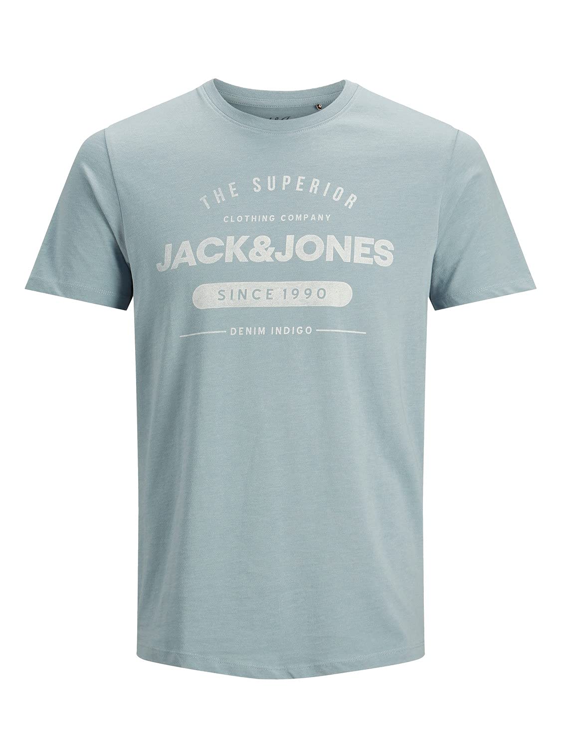 JACK & JONES mens Jjejeans Tee Ss Crew-Neck Noos T-Shirt