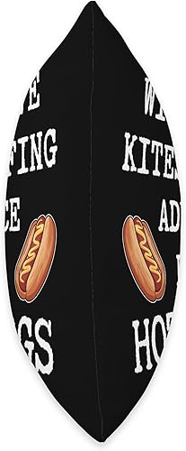 Miniatura 2 de Kitesurfing Gifts Kitesurfer Equipment Kitesurf Advice for Hot Dogs Sports - Almohada divertida de kitesurf, 16 x 16 pulgadas, multicolor