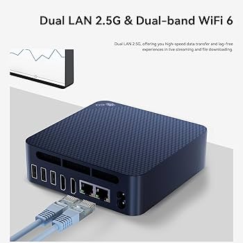 Beelink Mini-PC, EQ12 Intel 12e generatie N100 (tot 3,4 GHz