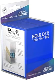 Ultimate Guard UGD010691 Boulder Deck Case 100+ Card Game, Sapphire, Large