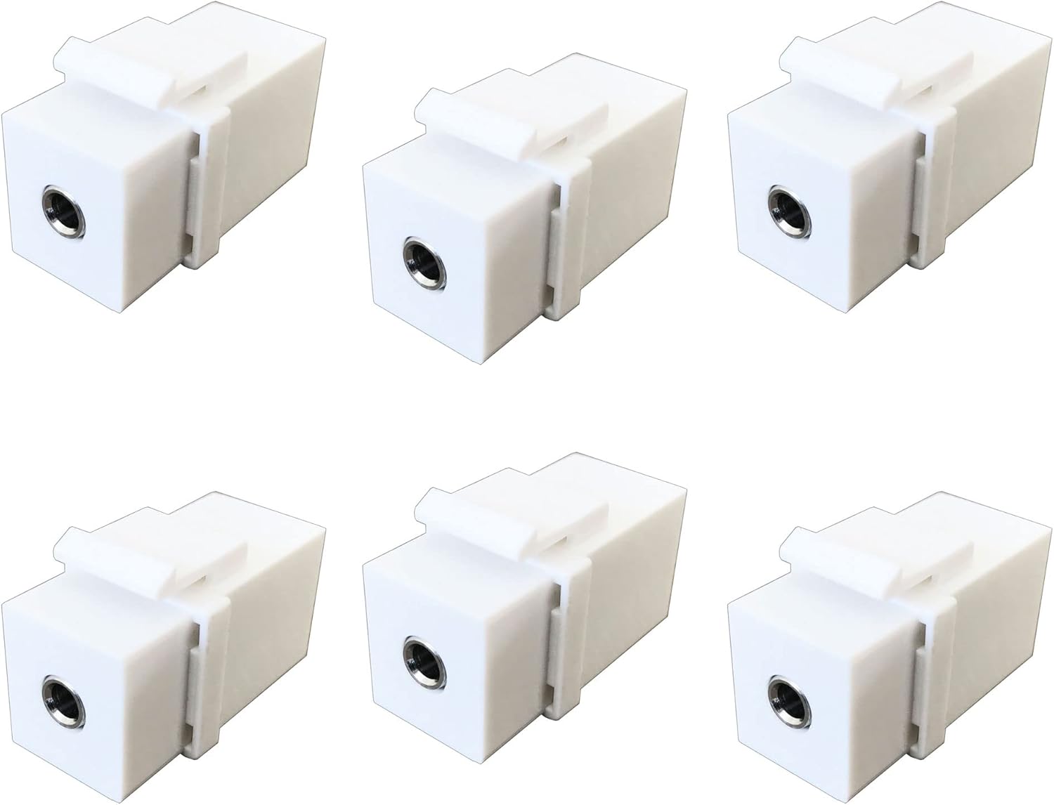 diyTech 3.5mm Keystone Jack, Female to Female Headphone