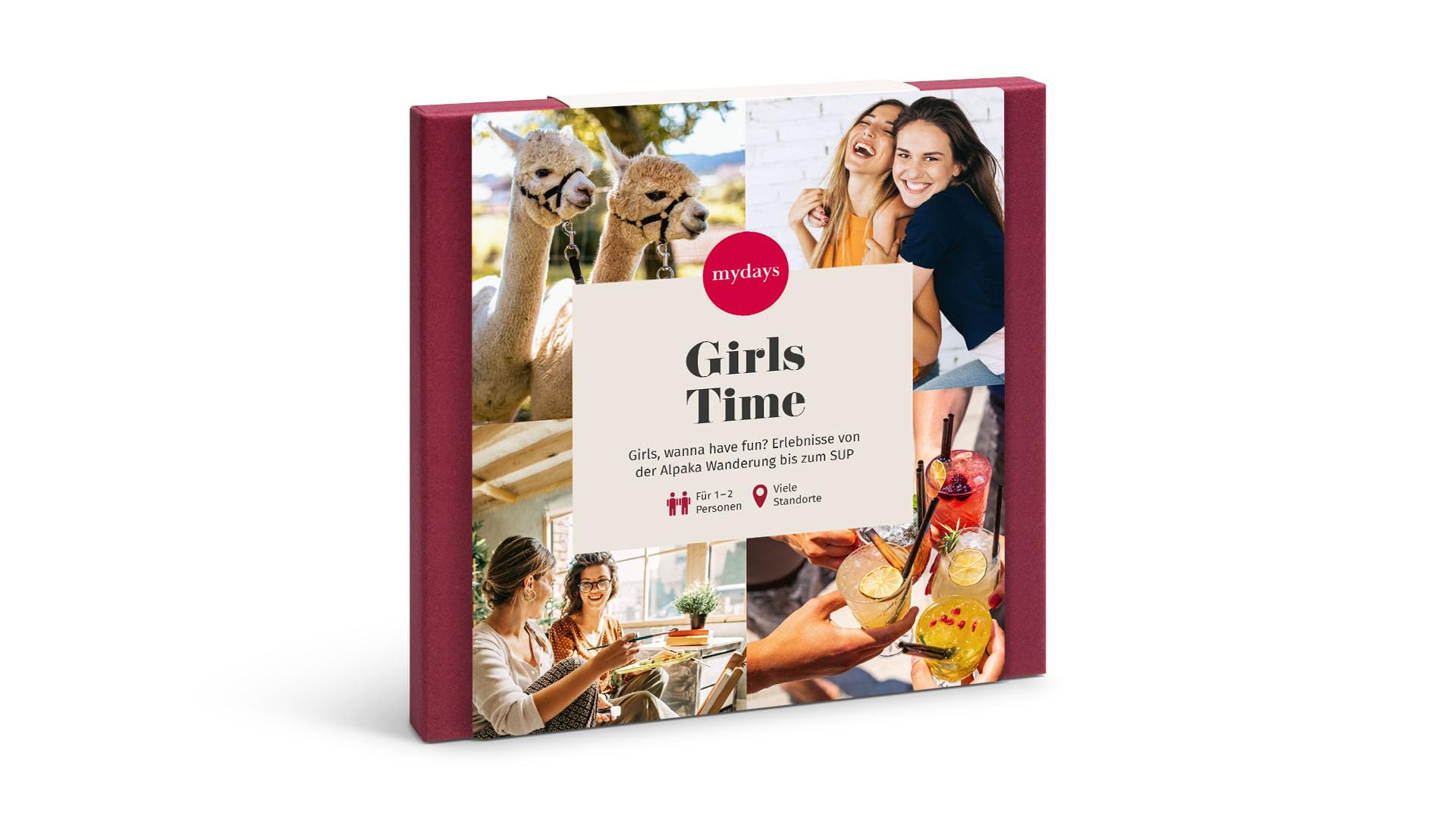 mydays Geschenkbox Girls Time, für 1-2 Personen, freie Erlebnis-Auswahl an ca. 1071 Orten