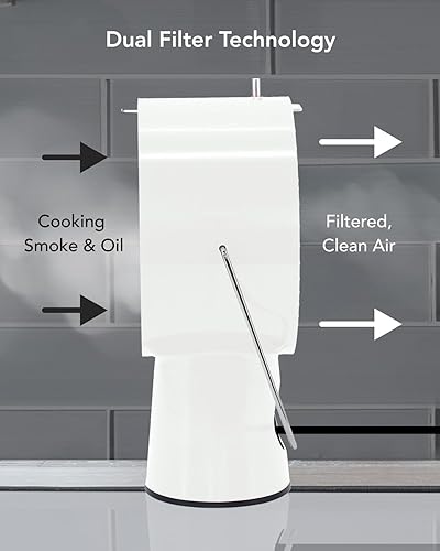 Miniatura 5 de AirHood Campana extractora con cable  Extractor de cocina portátil con 5 filtros de aire de carbón activado y filtro de aceite de acero inoxidable