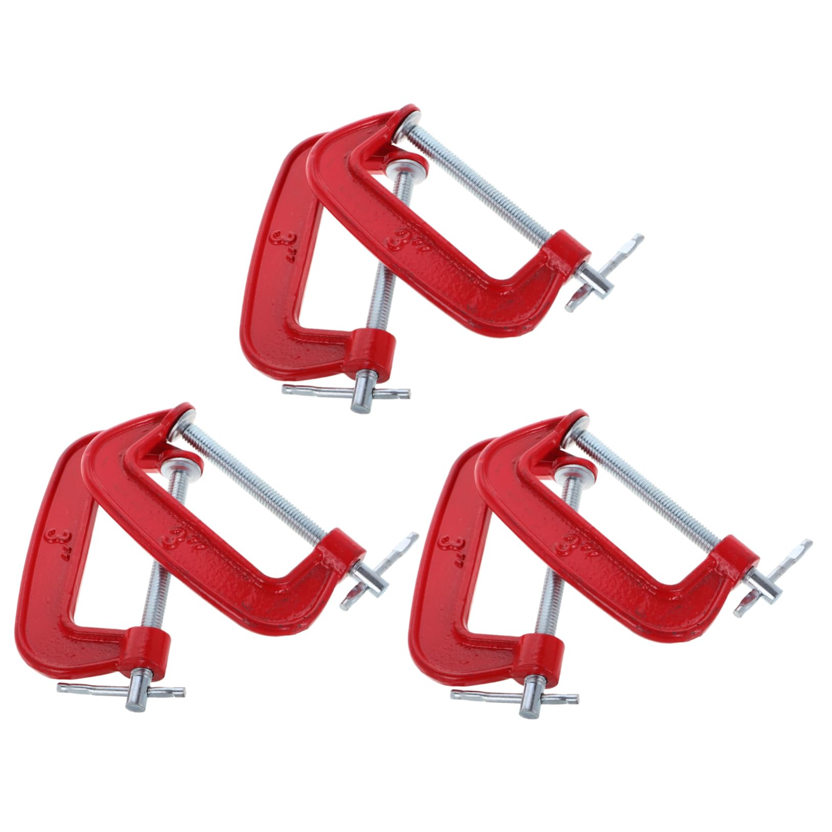 VILLCASE Stable Wide Jaw Opening Metal c Clamps Pcs Set for Woodworking Metalworking