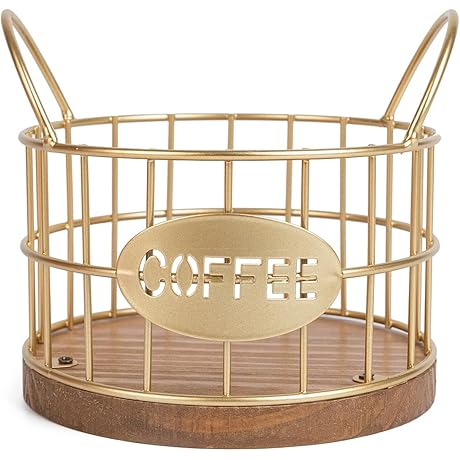 Gold K Cup Holder for Coffee Pods: A Striking Addition to Your Kitchen's Aesthetic