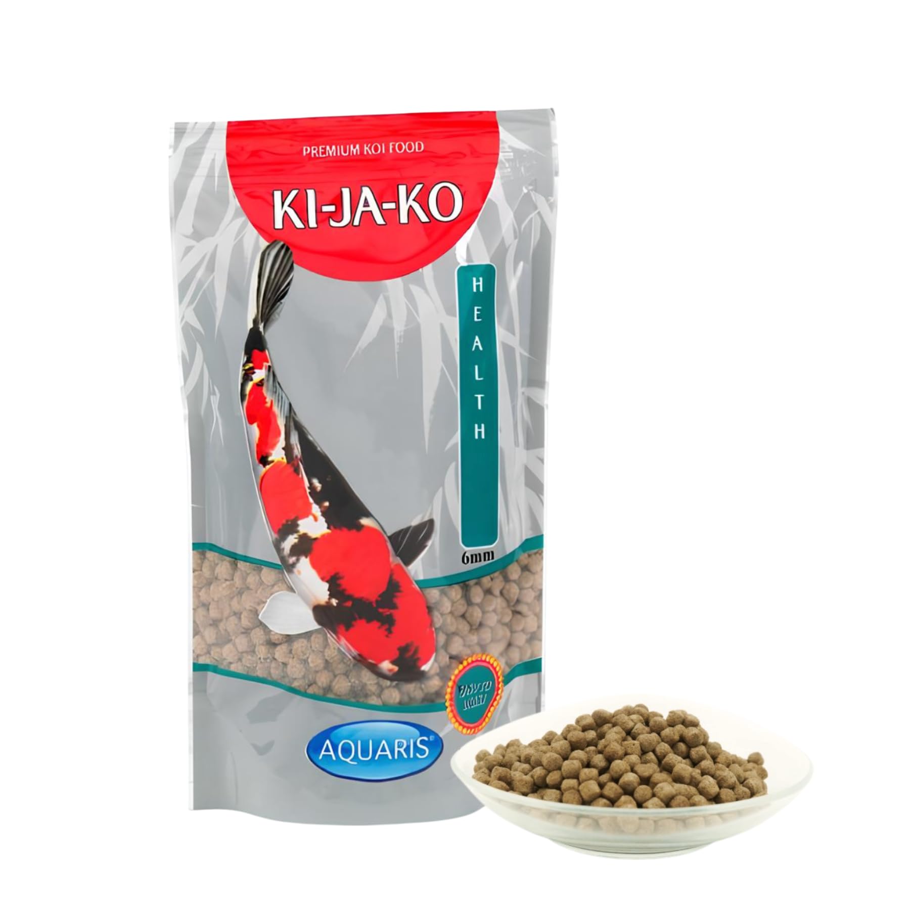 Health Koi Nourriture pour poissons koï 3 kg / 6 mm. Granulés pour une bonne digestion des poissons koï avec Actigen pour soutenir le système immunitaire et Forplus (algues riches en oméga-3)