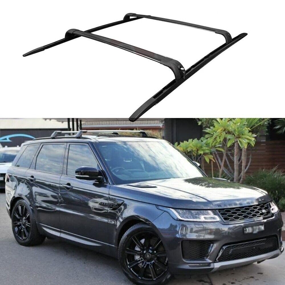 4PCS Roof Rail Rack Lockable Cross Bar Crossbar Compatible with Range Rover Sport 2013-2022