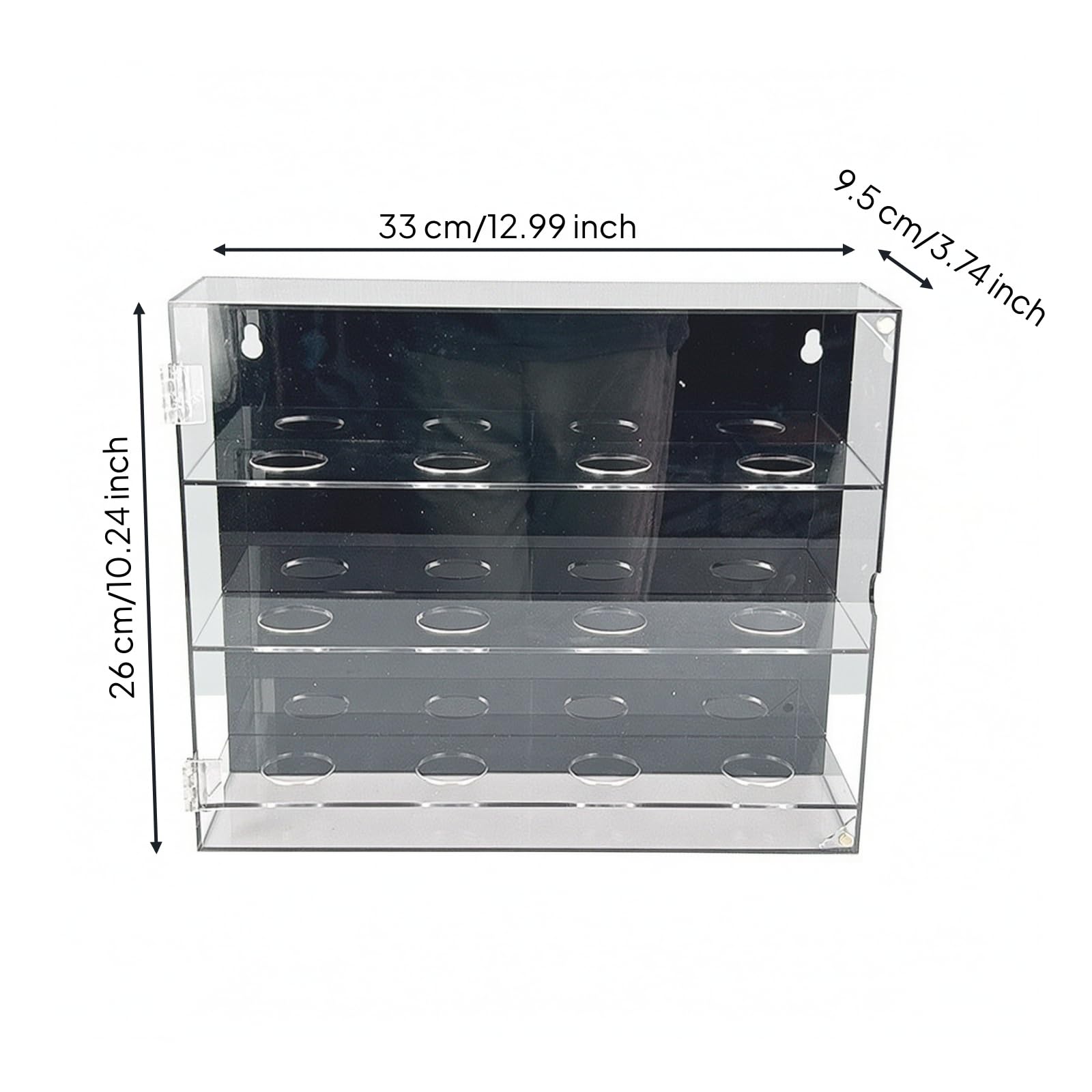 Vitrina Acrílico con Soportes