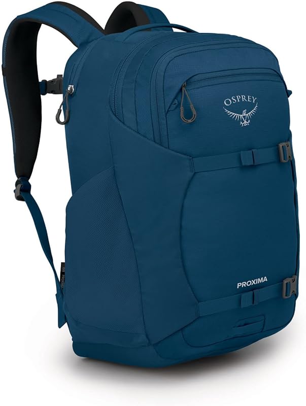 Mochila Proxima para laptop, turno noturno azul em oferta na Shopee