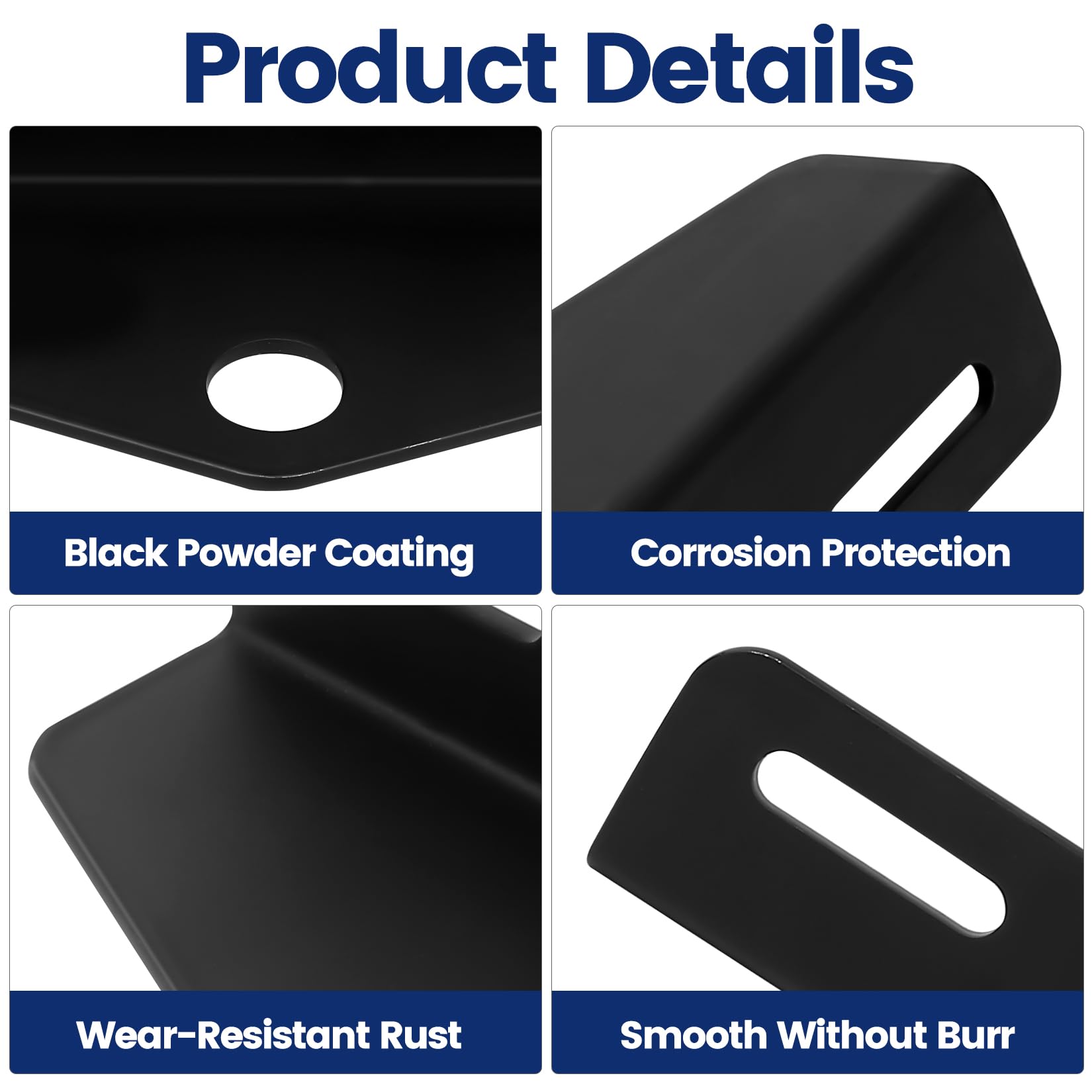 1 Set Attelage Remorque Tracteur Tondeus, Attelage Tracteur Tondeuse à Rayon de Braquage Zéro Universel (7,6-15,2 cm, entraxe de 1,9 cm) - 4