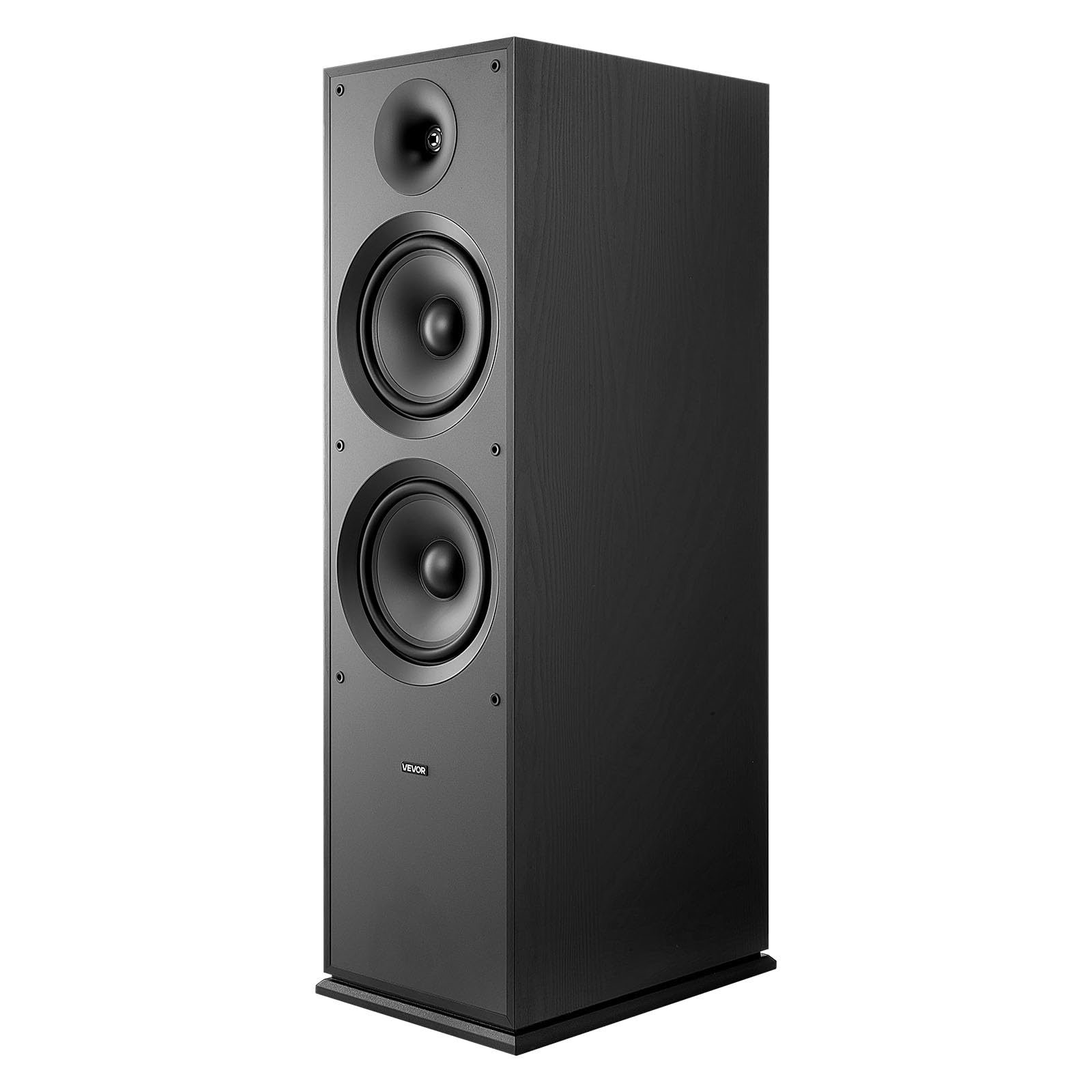 VEVOR Passive Floorstanding Speaker, 2-Way, Floor-Standing Tower Speaker with 1-Inch Tweeter, Dual 8-Inch Woofers, 600W Peak, 50Hz–20kHz Frequency Response, MDF Enclosure, for Home Audio, Single