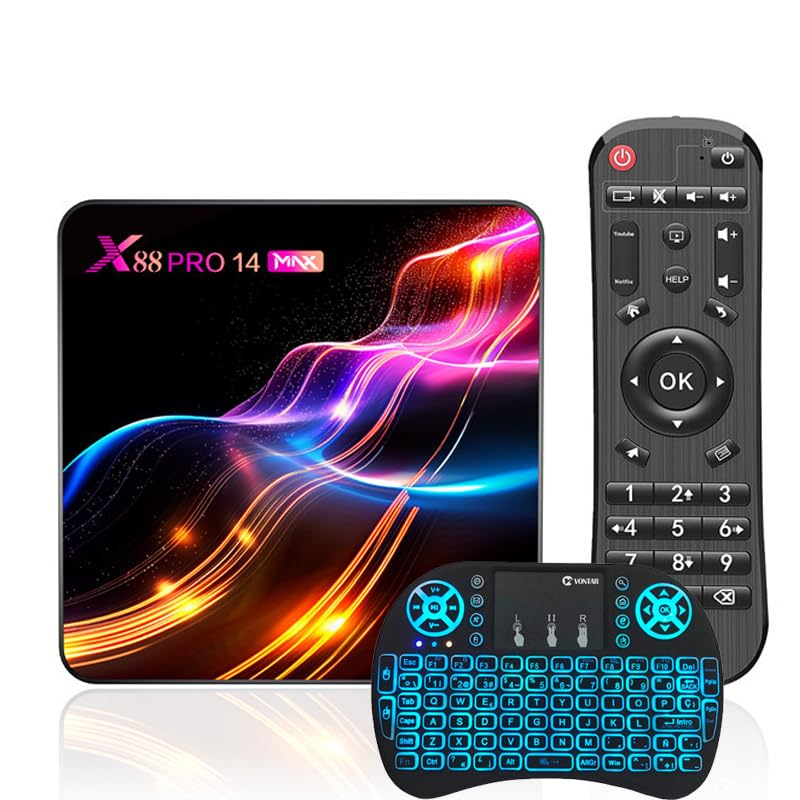 Android TV Box 14.0, X88 Pro 14 Max with RK3528 Quad-Core CPU