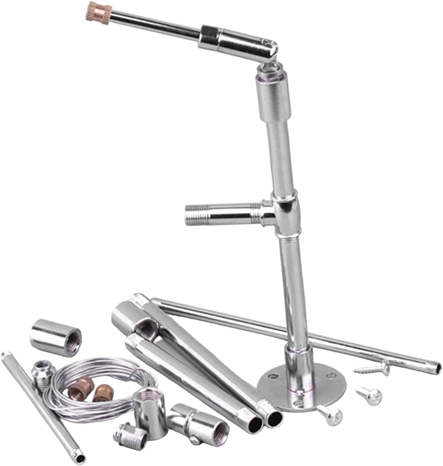 Model Display Stand Metal Adjustable Model Support Stand Flexible Carved Clay Workbench for Figurines Suitable for Sculpture Professional STU, Display Stand