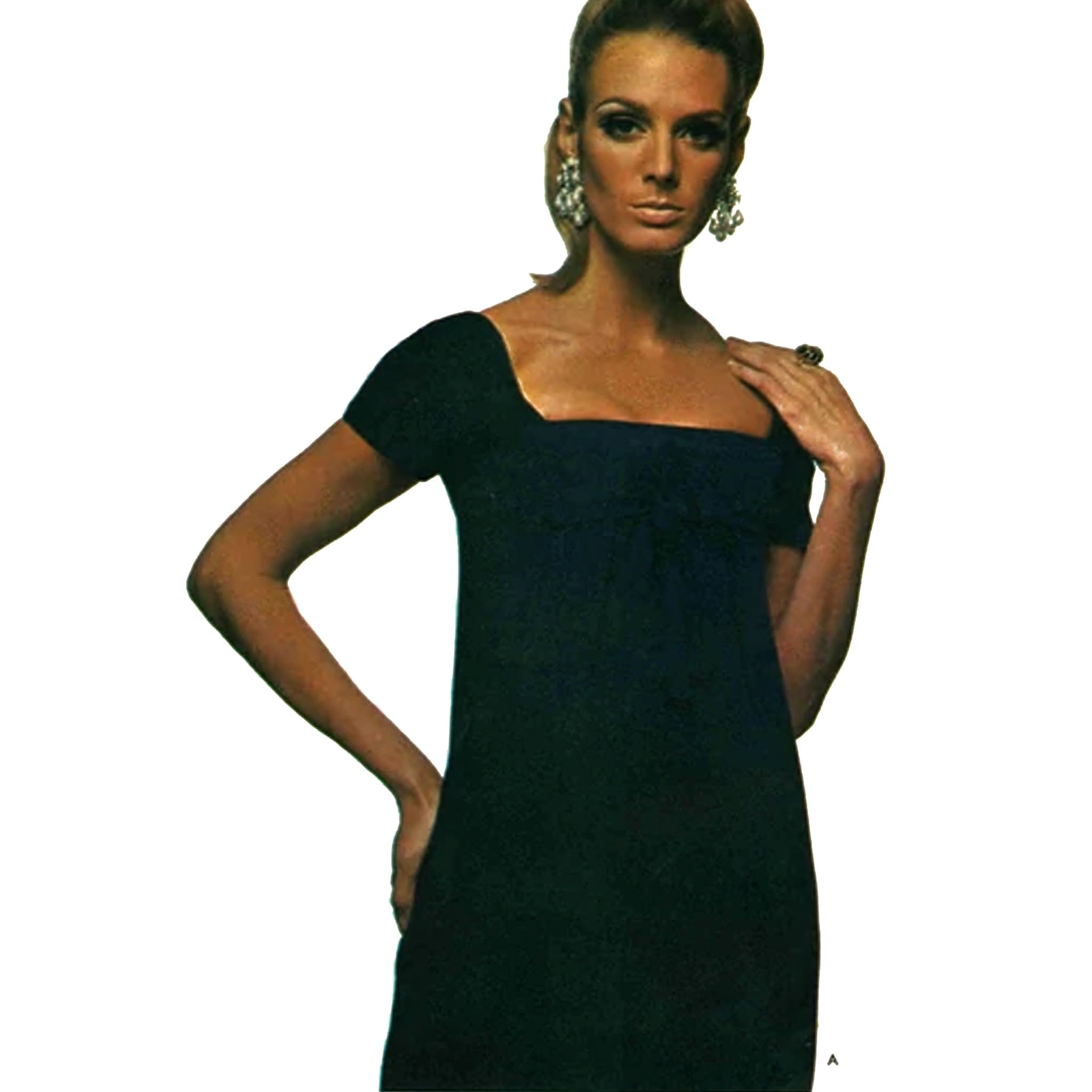 Amazon.com: Vintage Sewing Pattern  Empire Style A-Line Dress - Bust: 32  (81.3cm) : Arts, Crafts & Sewing