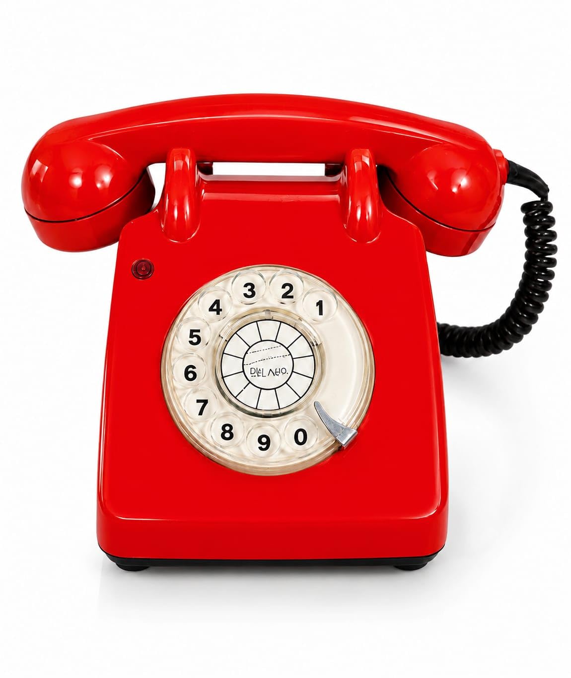 Vintage Rotary Dial Telephone | Retro Corded Desk Phone with Classic Rotary Dial | Antique Style Landline Telephone for Home, Office, Hotel & Vintage Décor | Elegant Collectible & Gift (Red)-image-48