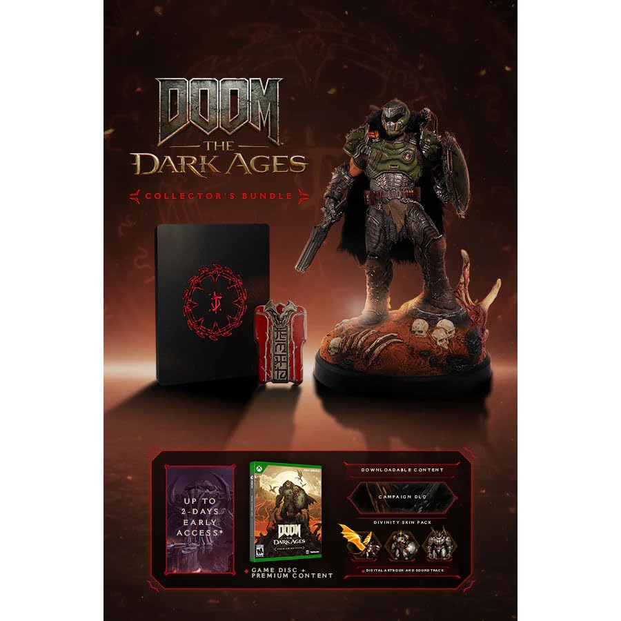 Amazon.com: DOOM The Dark Ages Collector's Bundle, Xbox Game with