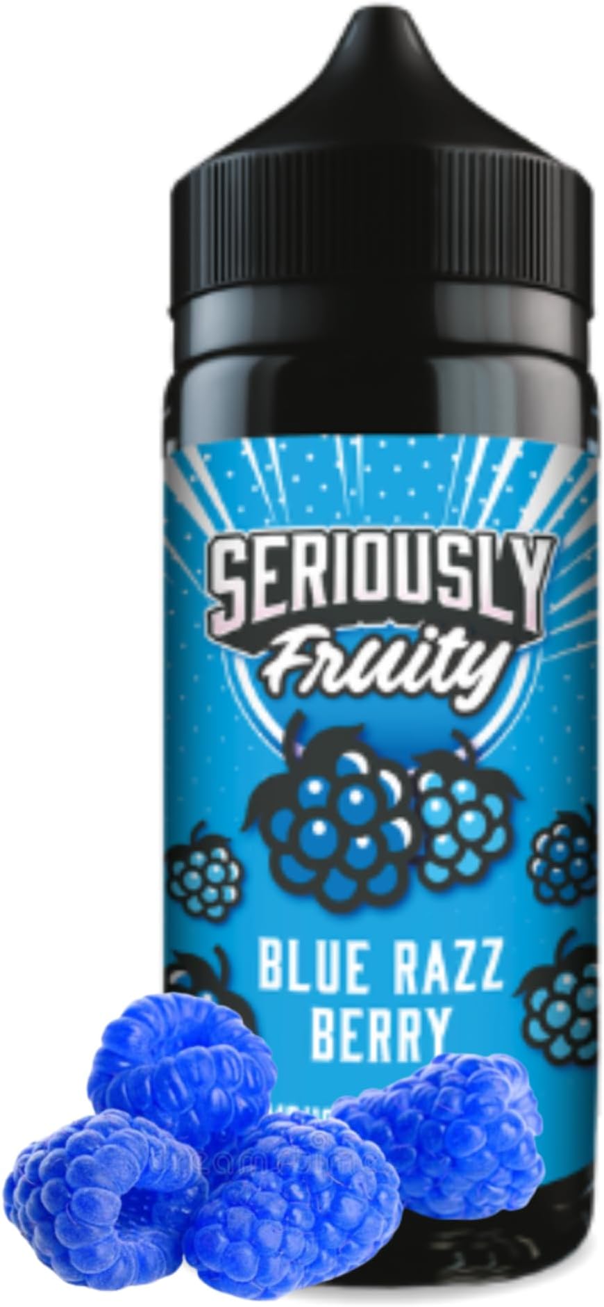 Doozy E Liquid Seriously Fruity Vape Nice Juice 0MG 100ml Shortfill No Nicotine (Blue Razz Berry)