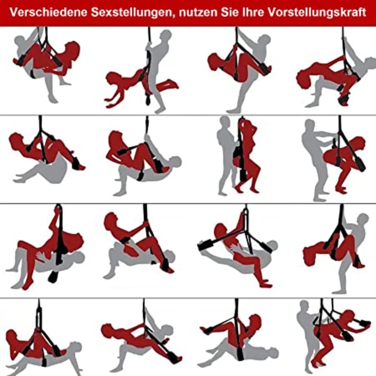 Siège réglable Red Five avec balançoire pour appuie-tête et sangle de porte divisée