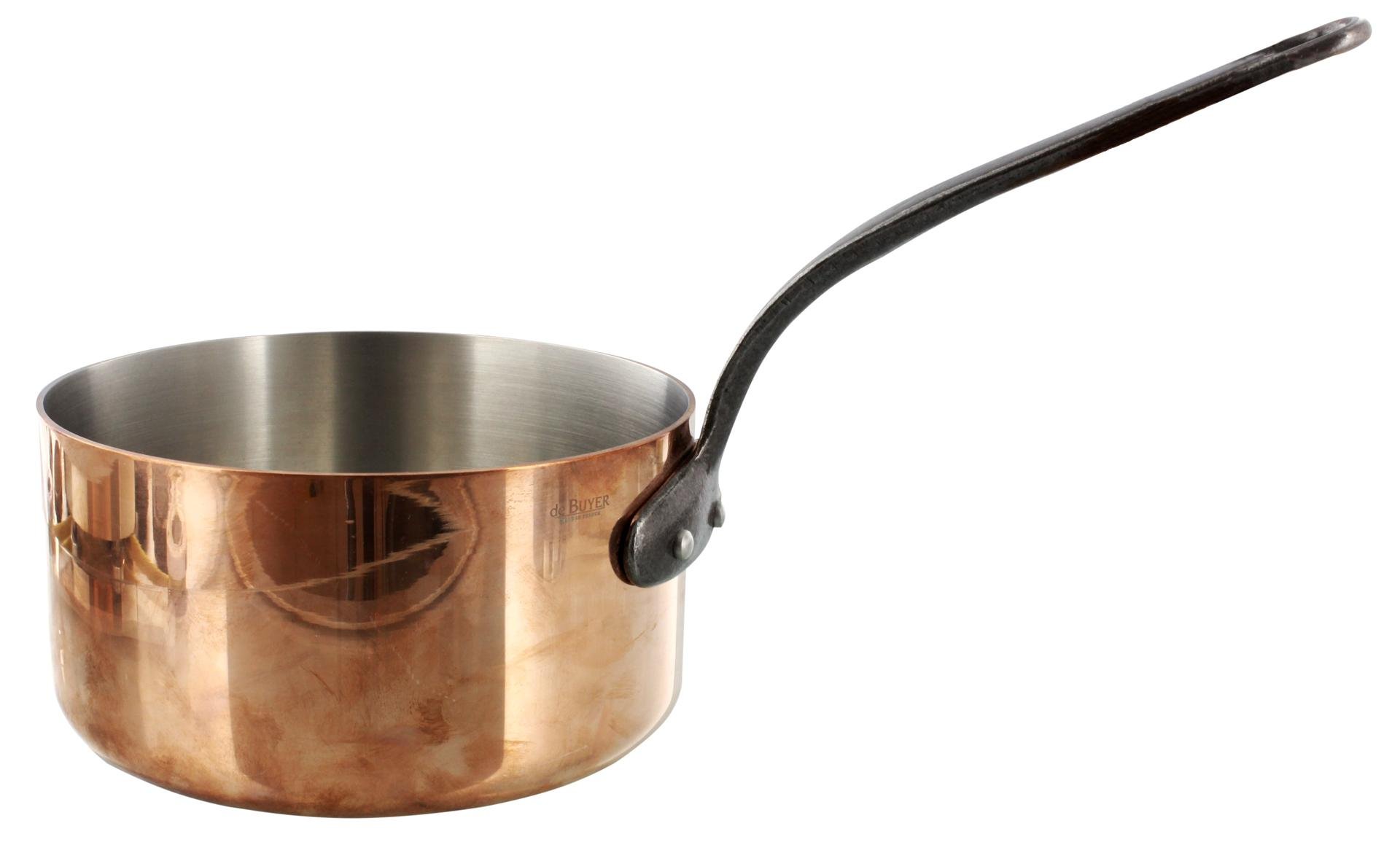 DE BUYER -6460.14 -cass. cuivre-inox e.f. q. fonte ø 14cm
