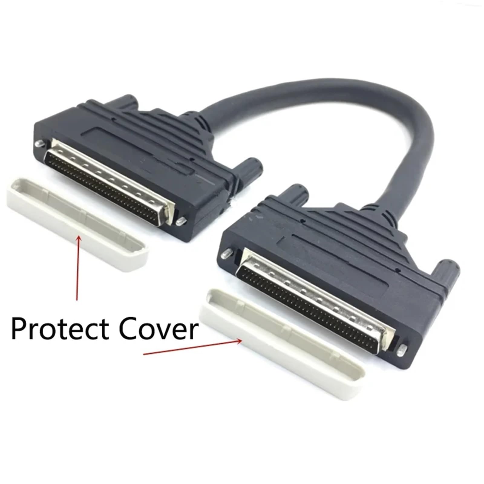 Cavo connettore di alimentazione SCSI HPDB68 Pin SCSI HPDB68 a pin HPDB68 maschio a maschio Cavo dati schermatura intrecciata 68 pin(1m)