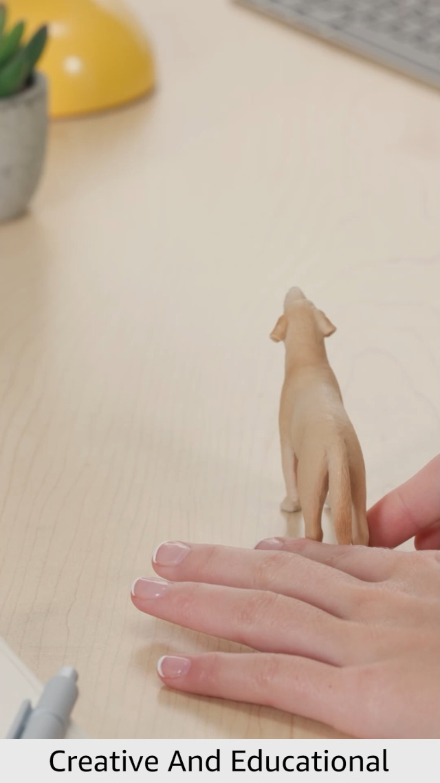 MOJO Labrador Puppy Pet – Figura Giocattolo Dipinta A Mano – Collezione Pet Paradise – Realistica E Dettagliata - 2