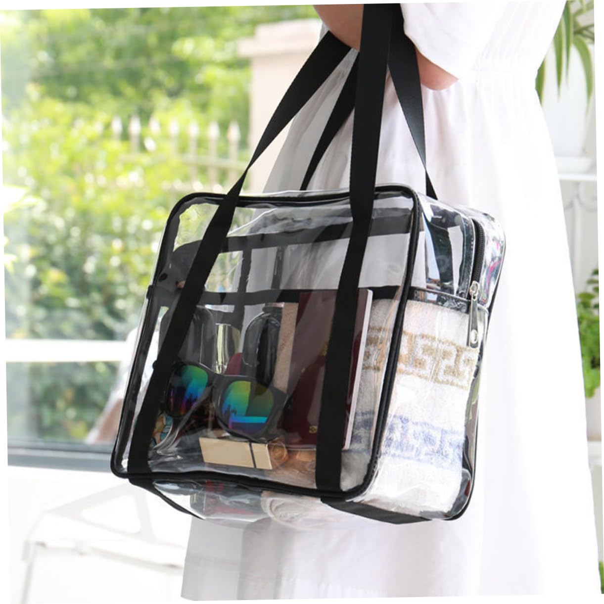 Borsa Viaggio Trasparente Borsa Per Trucco Portatile Trasparente Organizer Per Articoli Da Toeletta