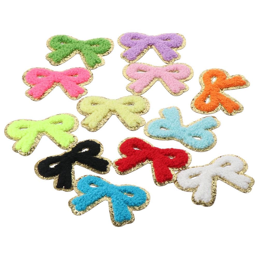 28 Parches De Planchar Parche Colorido De Coser Y Planchar Parches Bordados De Chenilla Parches De Apliques Para Ropa Tela Chaquetas Jeans Reparación