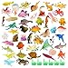 52 Piezas Animales Marinos,Animales de Juguete,Mini Juguetes de Figuras de Insectos de Plástico,para Niños, Niñas, Niños Pequeños, Bolsas de Fiesta, Regalos, Premios, Juguetes