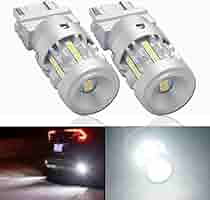 Amazon.com: Eluseastar T25 P27/7W 3157 LED Bulbs White 6000K