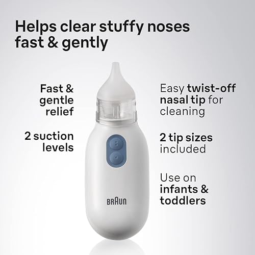 Miniatura 2 de Braun Aspirador nasal eléctrico para recién nacidos, bebés y niños pequeños