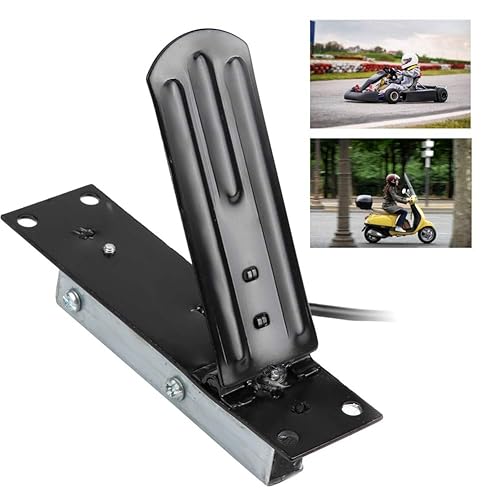 Miniatura 2 de Pedal de aceleración de 250 W 24 V Pedal de freno de control de velocidad de acelerador de hierro, apto para motor eléctrico, mini bicicleta, Quad