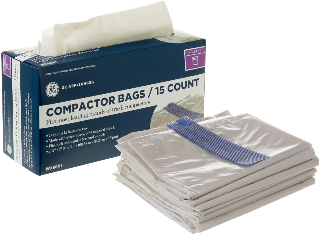 PortABag 18" TRASH COMPACTOR BAGS 15pk K12 (Original