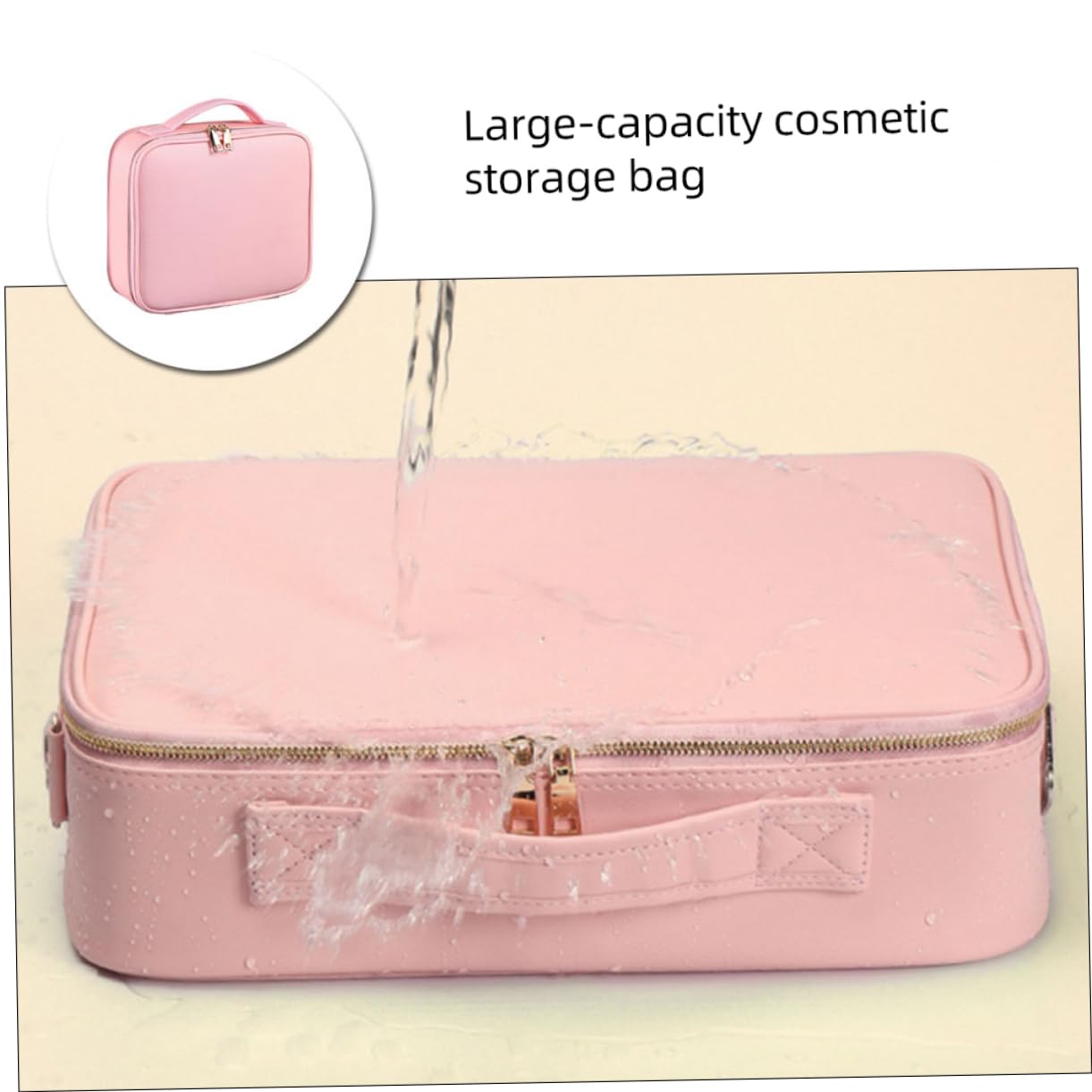 Bolsa Maquillaje Portátil Organizador Neceseres Estuche Cosméticos Premium