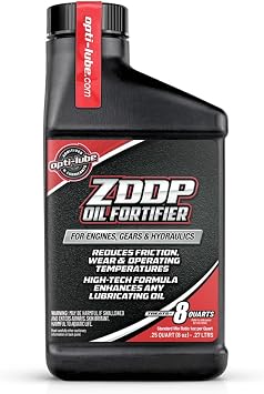 Opti-Lube ZDDP Oil Fortifier with Zinc & Friction Modifiers, 8 oz