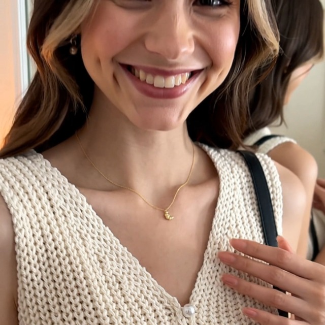 Amazon.com: SIXAOAZZ Croissant Necklace, Sheep Horn Bread Necklace