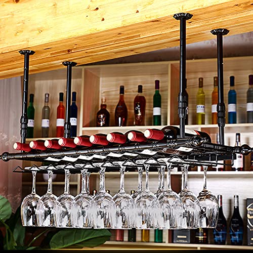 Soporte colgante regulable para botellas de vino miniatura 6
