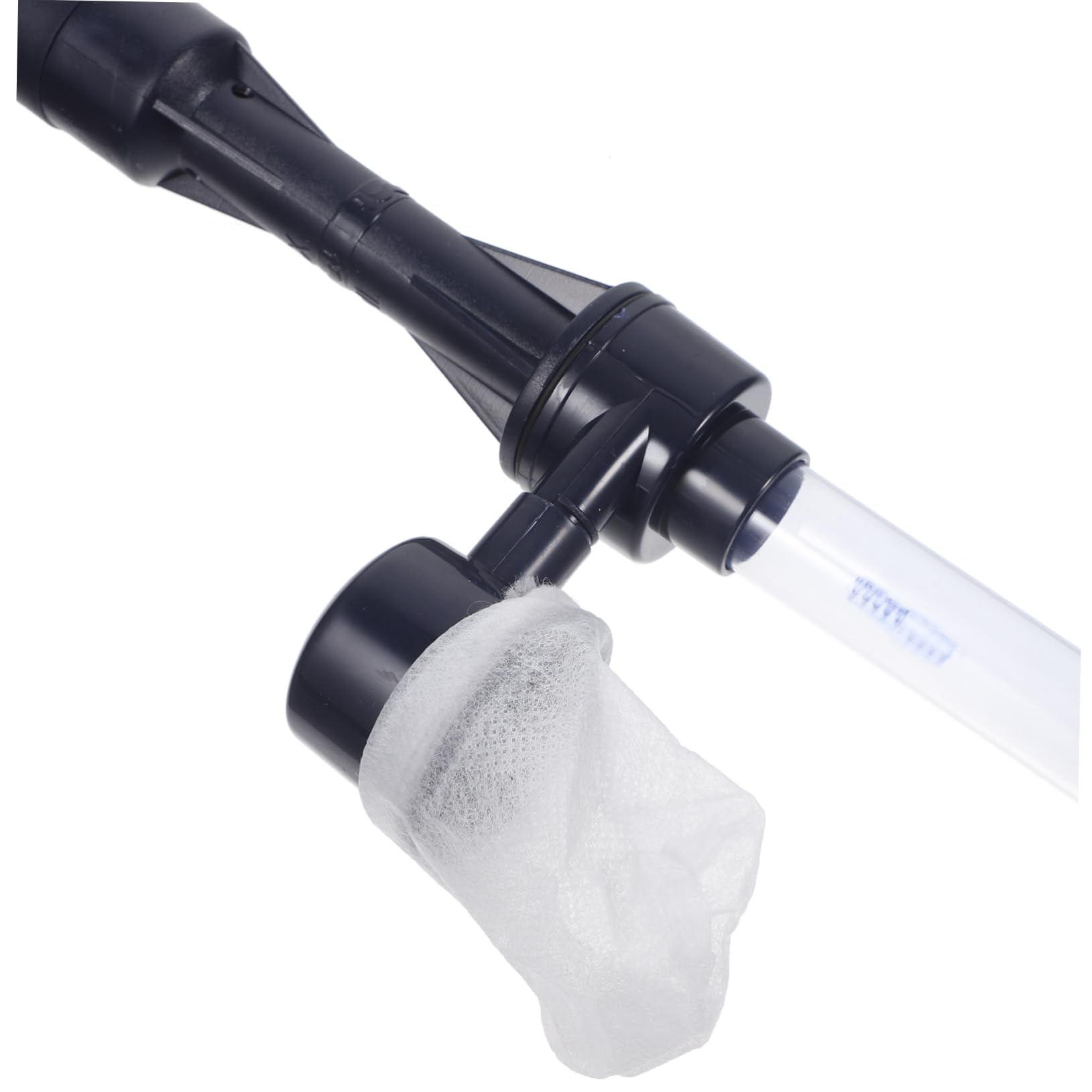 minkissy Limpiador eléctrico para acuarios, limpiador de grava, esponja de filtro de agua, 2 unidades