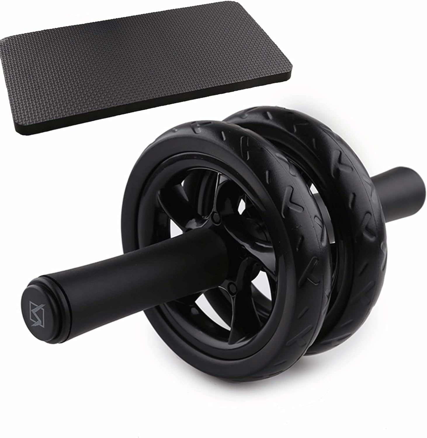 Koła do ćwiczeń Stabiele oefenroller Buikwielroller Antislipbandpatroon Fitness Gym Oefening Dual Ab Roller Wheel Nowy