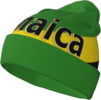 Cute Flag Slouchy Beanie Hats Hip Hop Soft Running Knitted Skull Hats Cap for Men Women Adult