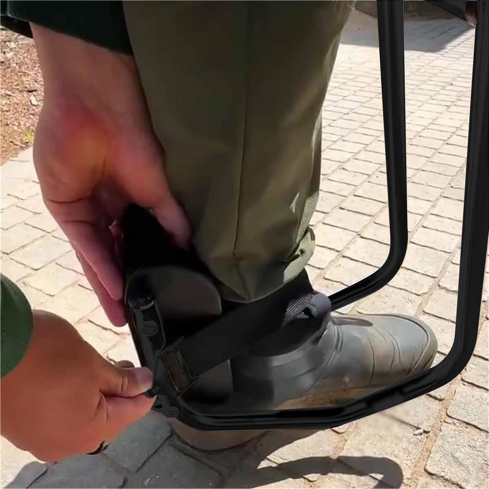 Rodillera de jardín, rodillera de jardinería, almohadillas de acero | inoxidable, asiento de rodilla portátil para jardinería, protección de rodillas, protección de rodillas