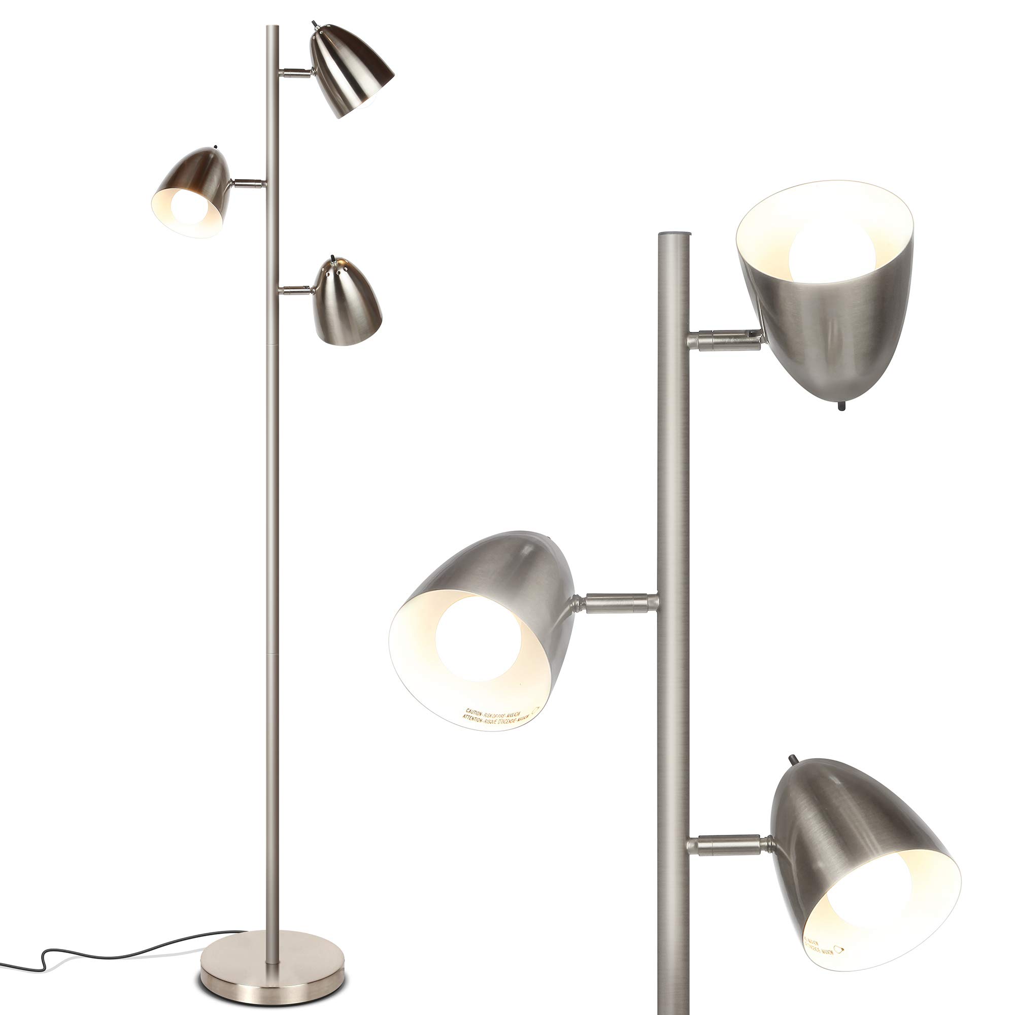 Brightech Jacob LED Standing Lamp, Modern Bright Floor Lamps for
