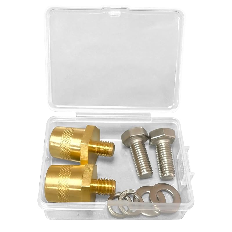Conectores de terminal de bateria M6 Cxcnmou para bateria com polo lateral – Par