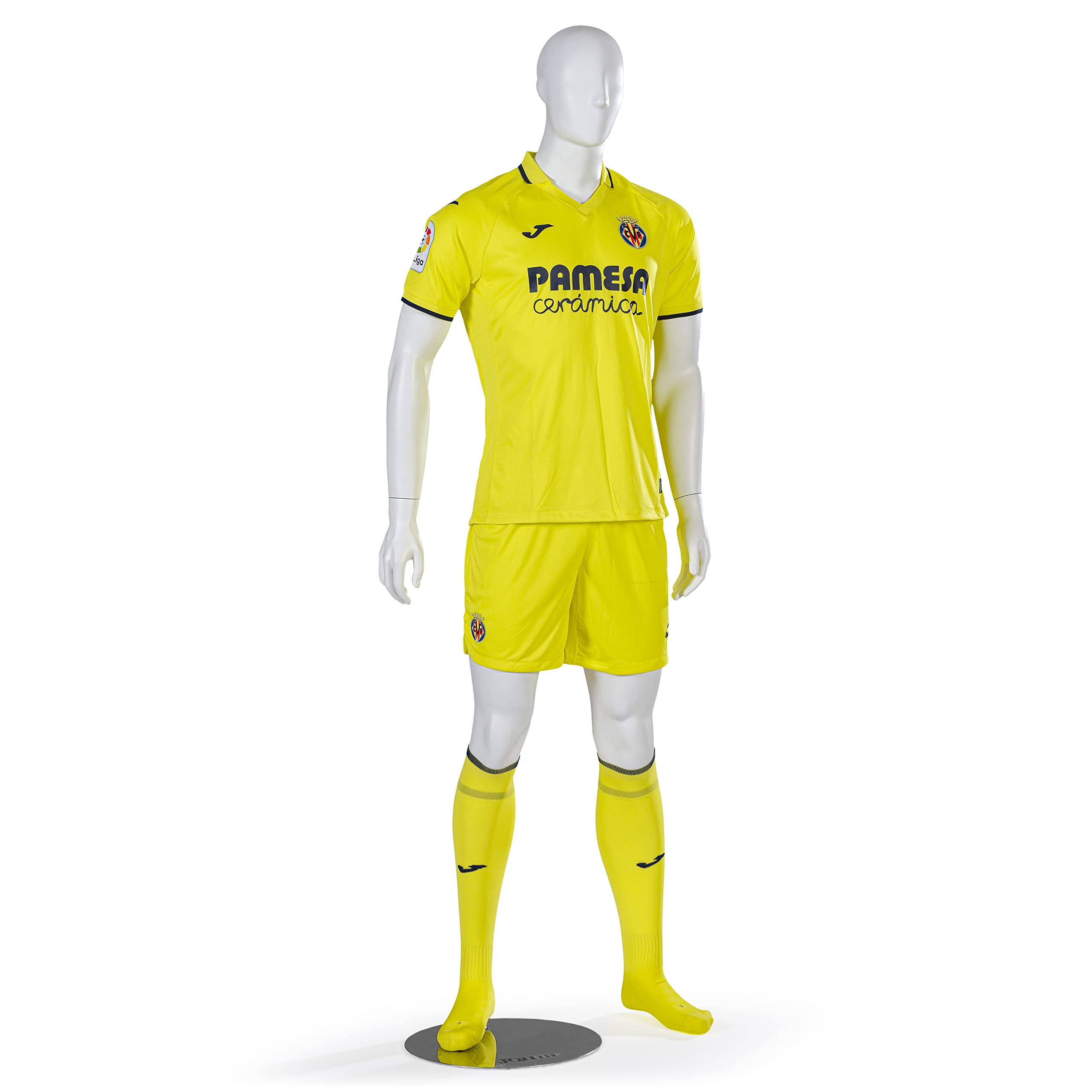 Villarreal CF Children's Official 22/23 First Kit Match Jersey, Hort Sleeve T-Shirt, Unisex, Yellow, 14 Years - Image 2