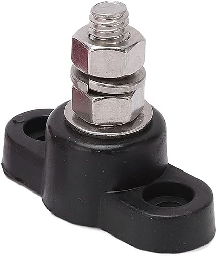 Miniatura 4 de 4 bloques de terminales de batería, bloque de terminales de distribución de energía, 12 V, 24 V, rojo y negro, poste de bloque de conexiones de