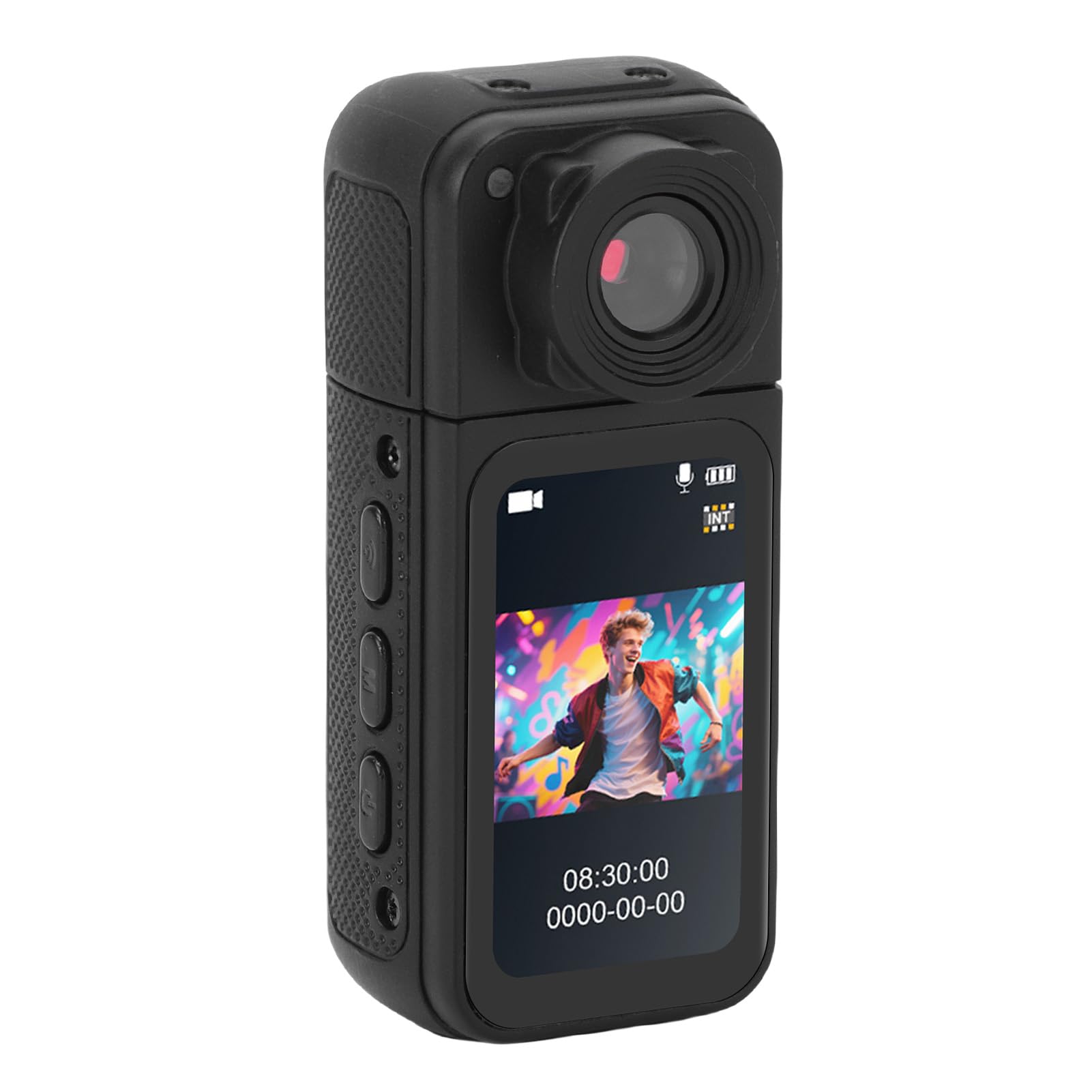 Magnetic POV Thumb Camera - 1080P One Click Recording, Wearable Portable for Sports Vlog, Cycling Travel Pet, 180 Degree Rotatable (Black)-picture-14