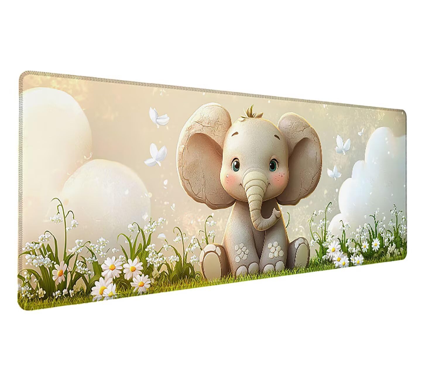 Podkładka pod mysz do gier XXL ze zwierzętami krajobrazowymi, podkładka pod mysz XXL - 1400 x 600 x 3 mm, podkładka pod mysz matowa, bardzo duża tkanina na biurko dla graczy, antypoślizgowa podstawa